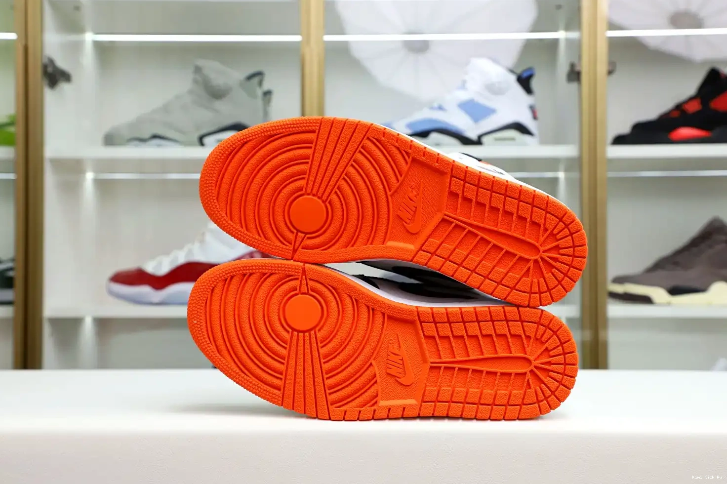 Kimikick 1 Retro Electro Orange' Jordan High Air OG 0606